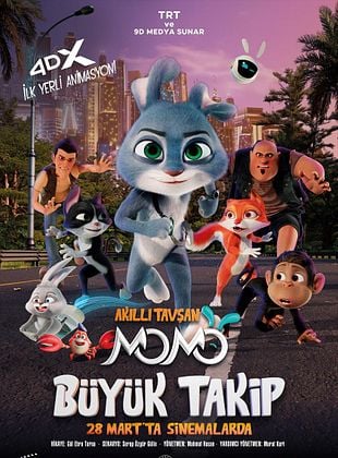 vizyondaki film fragman smart-rabbit-momo-the-big-chase-posteri posteri